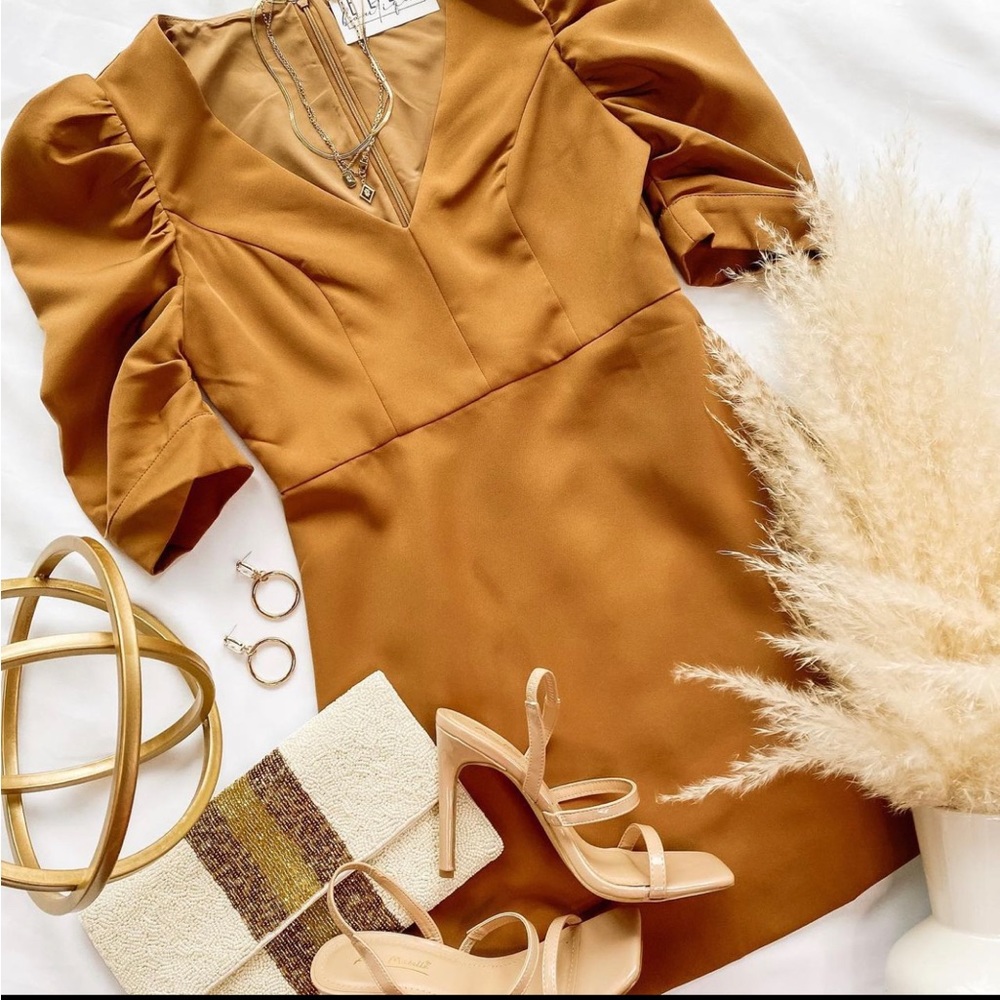 Tan Dress